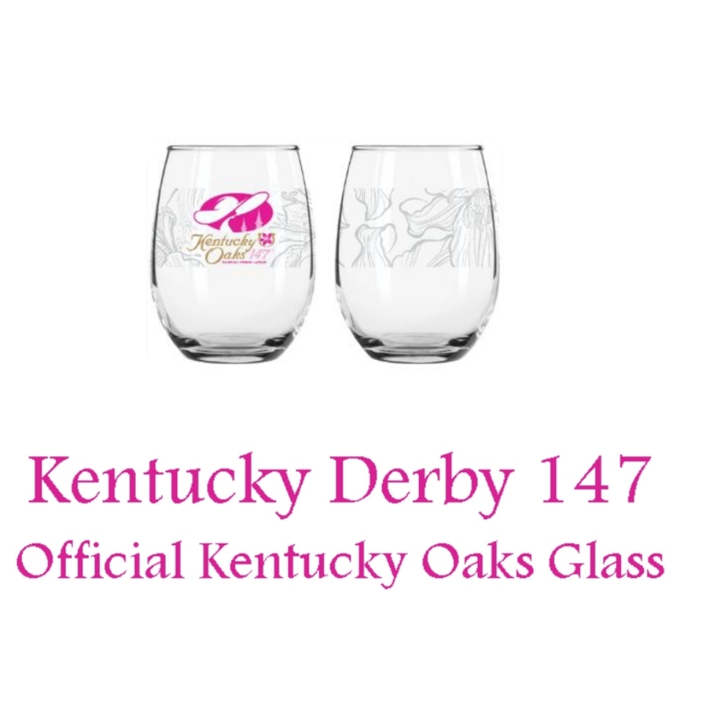 VINTAGE KENTUCKY OAKS 147 GLASS